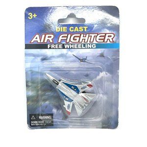Die Cast Air Fighter Airplane Free Wheeling